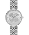 OLIVIA BURTON WOMEN'S DOGWOOD CARNATION STAINLESS STEEL WATCH 36MM