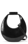 Staud Mini Moon Handbag In Black