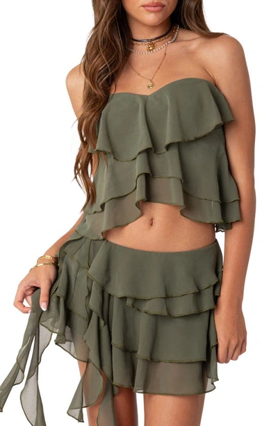 green emerald velvet dress Edikted Women's Ciena Backless Cowl Neck Mini Dress