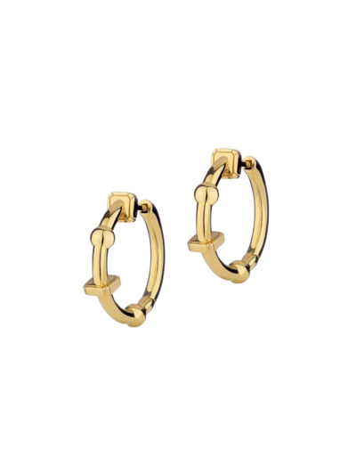 Eéra Women's Mini 18k Yellow Gold Huggie Hoop Earrings