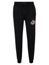 Hugo Boss Boss X Nfl Cotton-blend Tracksuit Bottoms With Collaborative Branding In Falcons Charcoal