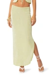 EDIKTED EDIKTED MILAN SLIT HEM MAXI SKIRT