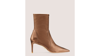 Stuart Weitzman Stuart 75 Stretch Booties In Bronze