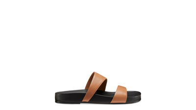 Stuart Weitzman Miami Sport Slide The Sw Outlet In Tan & Black