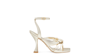 Stuart Weitzman Playa Ankle-strap 100 Knot Sandal The Sw Outlet In Platino Gold