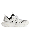 Balenciaga Track Sock Sneakers In White Black
