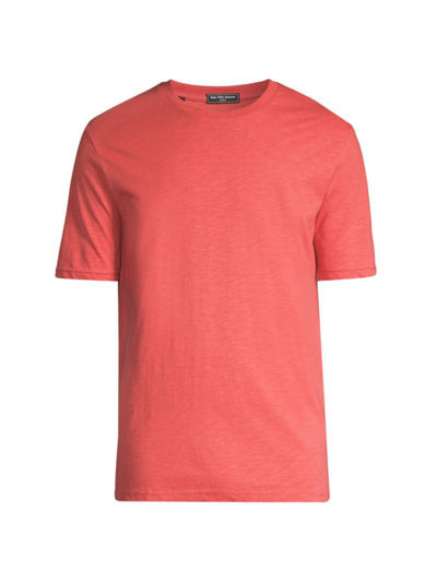 Saks Fifth Avenue Men's Slim-fit Cotton Crewneck T-shirt In Red