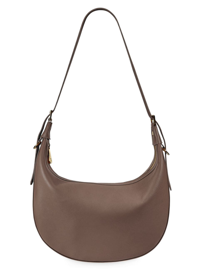 Gigi New York Women's Reagan Leather Hobo Bag In Taupe