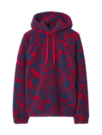 BURBERRY MEN'S ROSE FLEECE HOODIE