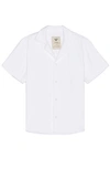 Oas Cuba Terry Shirt In White