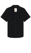 Oas Cuba Terry Shirt In Black