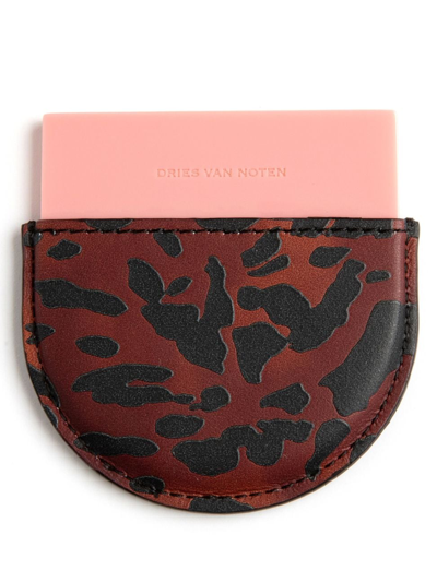 Dries Van Noten Women's Resin Mirror & Leather Case In Neutral