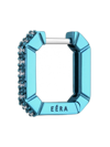 EÉRA WOMEN'S MINI CANDY 18K WHITE GOLD & 0.0765 TCW DIAMOND GEOMETRIC HOOP EARRING