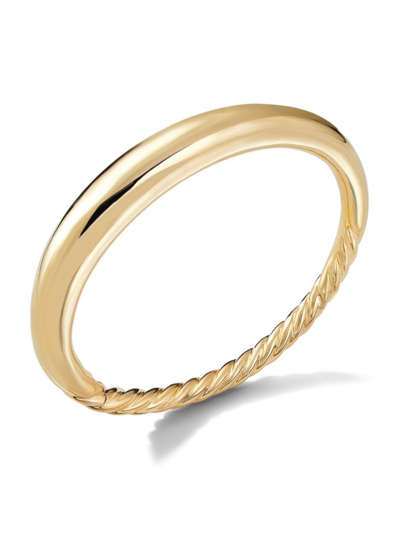 David Yurman Pure Form Smooth Bracelet In 18k Gold