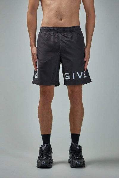Givenchy Swim Shorts In Black,white