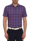 Robert Graham Cocktail Hour Knit Polo In White