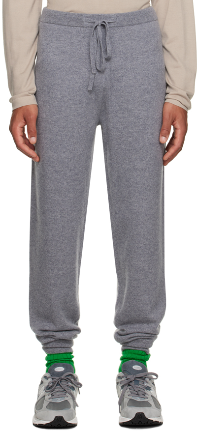 Guest In Residence Grey Carpenter Sweatpants In Steel