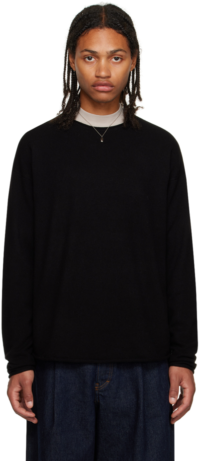 Guest In Residence Ssense Exclusive Black Oversized Sweater