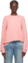 GUEST IN RESIDENCE SSENSE EXCLUSIVE PINK SWEATER