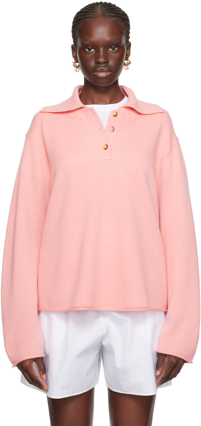 Guest In Residence Ssense Exclusive Pink Polo In Blush