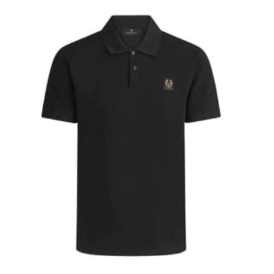 Belstaff Mens Tipped Polo In Black