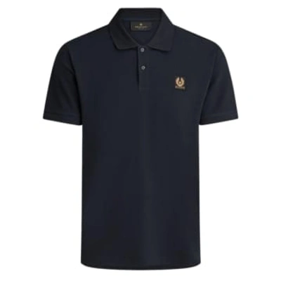 Belstaff Mens Tipped Polo In Black