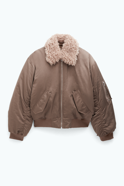 Filippa K Bomber Jacket In Brown