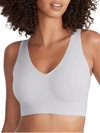 Calvin Klein Invisibles Triangle Bralette In Dapple Grey