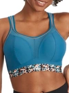 Panache Medium Control Wire-free Sports Bra In Abstract Animal