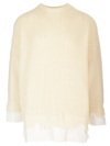 MM6 MAISON MARGIELA BUTTER COLOR SWEATER