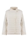 Isabel Marant Étoile Ecru Padded Jacket With Removable Sleeves For Women In Ecru