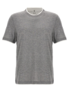 Brunello Cucinelli T-shirt In Gray