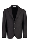 Tagliatore Tailored Single-breasted Suit Jacket In Brown