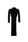 Patou Cut-out Detail Wool Knitted Top In Black