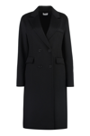 P.A.R.O.S.H DOUBLE-BREASTED WOOL COAT