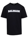 BALMAIN RETRO BALMAIN FLOCK T-SHIRT-STRAIGHT FIT
