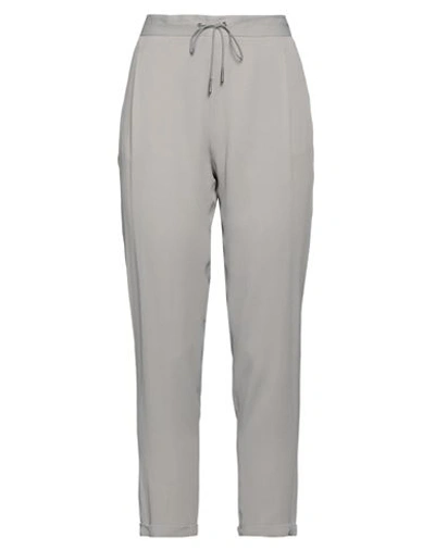Fabiana Filippi Woman Pants Light Grey Size 6 Acetate, Silk, Polyester, Elastane In Grey
