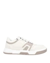 Mcm Man Sneakers Beige Size 8 Soft Leather In Beige