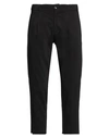 Michael Coal Man Pants Black Size 36 Viscose, Polyamide, Elastane In Black