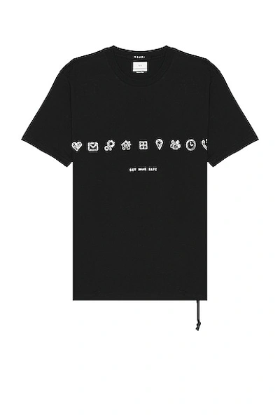 Ksubi Black Ikonik Kash T-shirt