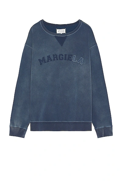 Maison Margiela Sweater In Blue
