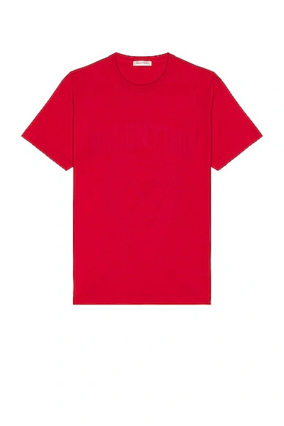 Valentino T-shirt In Red