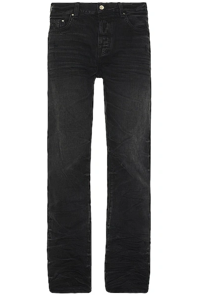 Amiri Stack Flair Jean In Black