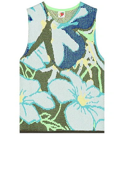 Sky High Farm Workwear Camo Knit Vest In Multicolor