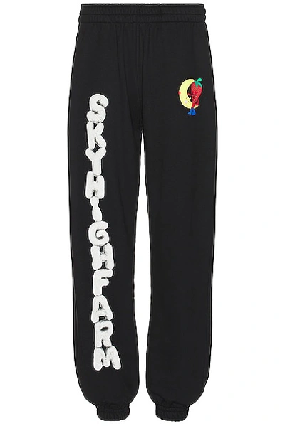 Sky High Farm Workwear Perennial Shana Graphic Sweat Pants In Black