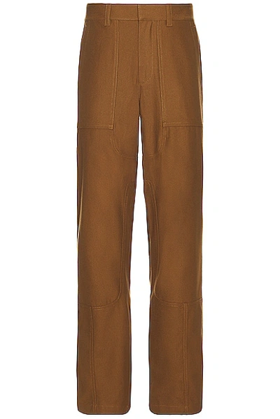 Helmut Lang Straight-leg Utility Trousers In Fawn