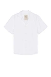 Oas Cuba Terry Shirt In White