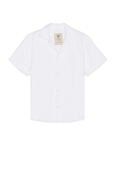 Oas Cuba Terry Shirt In White