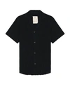 Oas Cuba Terry Shirt In Black