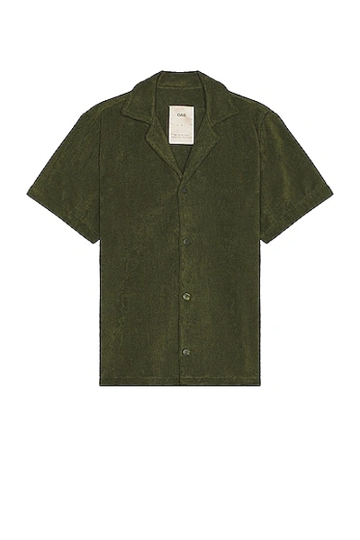 Oas Cuba Terry Shirt In Green